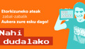 Nahi dudalako! campaña informativa para fomentar los estudios en euskera en bachillerato y formación profesional