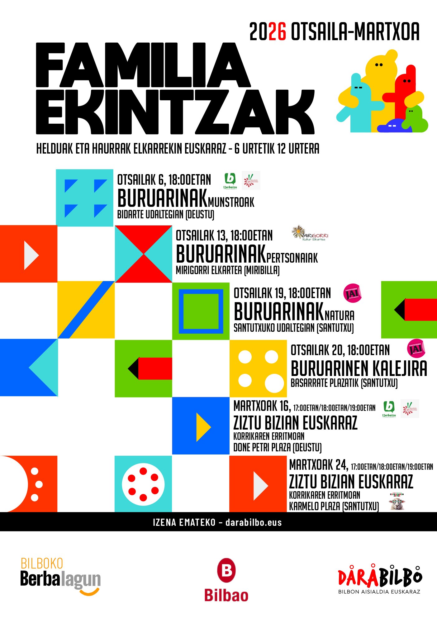 Familia ekintzak 2026ko otsaila